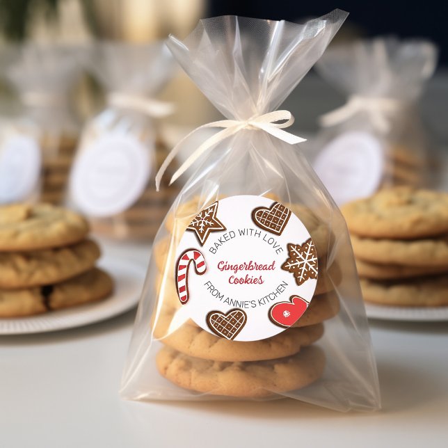 Helgdag Cookie Runt Klistermärke (Skapare uppladdad)