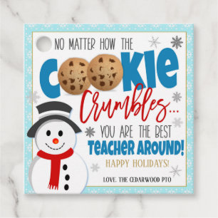 Helgdag Cookie Tack Gift-Märkre Gåvor Etiketter
