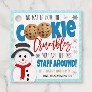Helgdag Cookie Tack Gift-Märkre Gåvor Etiketter