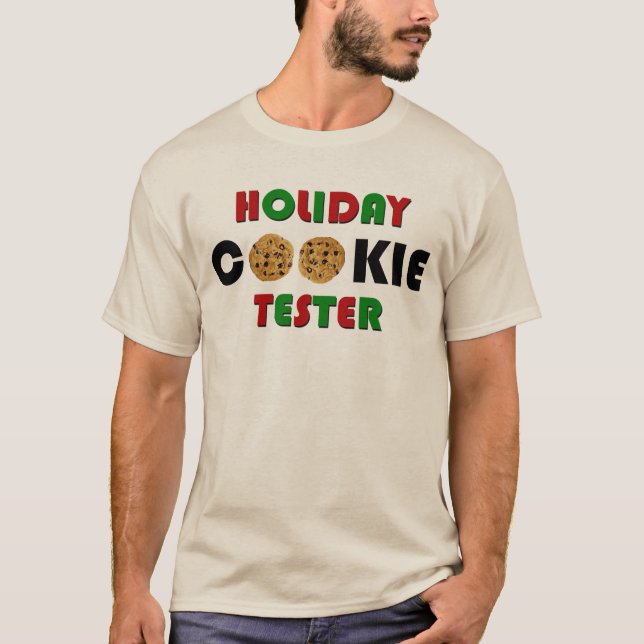 Helgdag Cookie Tester Shirt Tee (Framsida)