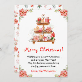 Helgdag Cookies och Cocoa Red God jul Julkort