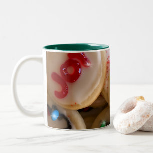 Helgdag cookies Två-Tonad mugg