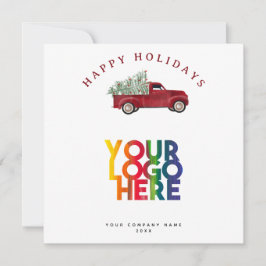 Helgdag Corporate Business Logotyp Julgran