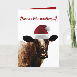 Helgdag Cow Helgkort