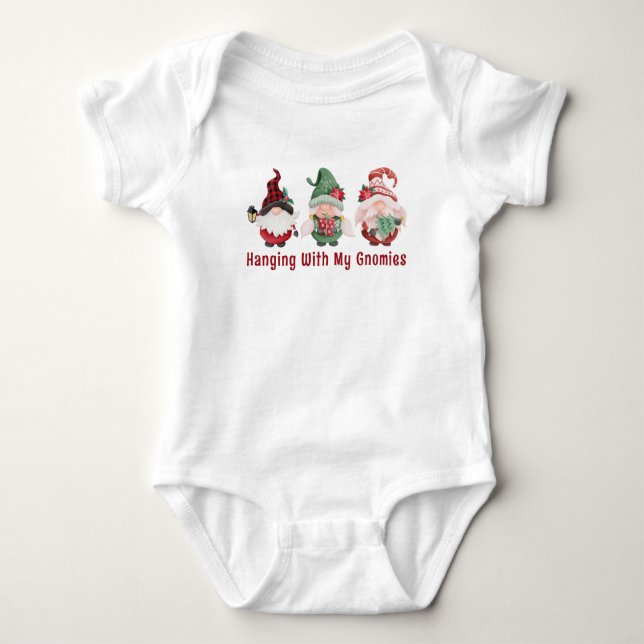 Helgdag Cute julgruns T Shirt (Framsida)