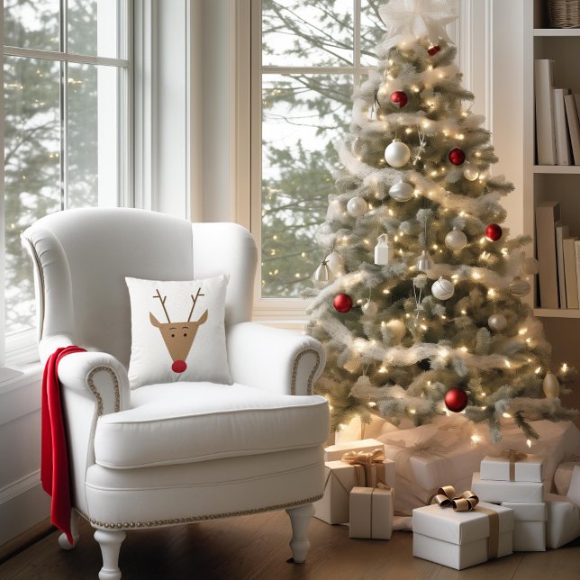 Helgdag Cute Reindeer jul Kudde (Skapare uppladdad)