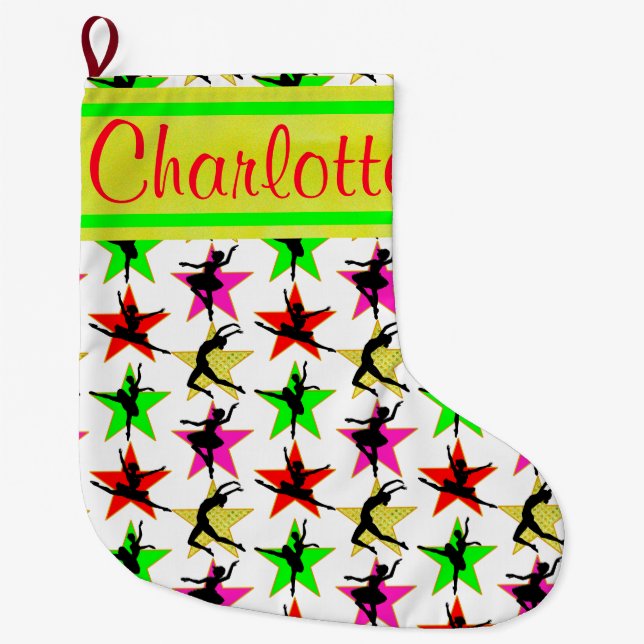 HELGDAG DANCER PERSONLIG CHRISTMAS STOCKAR STOR JULSTRUMPA (Framsidan)