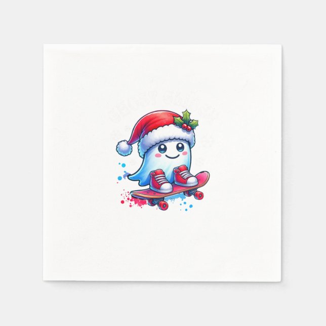 Helgdag Decor, Anpassningsbar Family Namn Napkins Pappersservett (Framsidan)