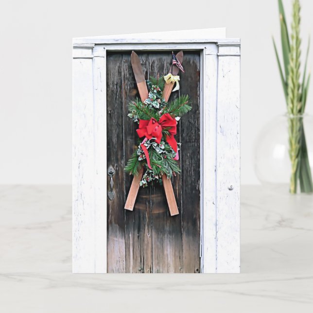 Helgdag dekorerat skal helgkort (Framsida)