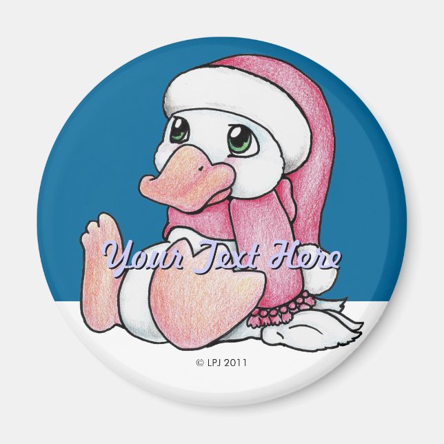 Helgdag Ducky Magnet (Framsidan)