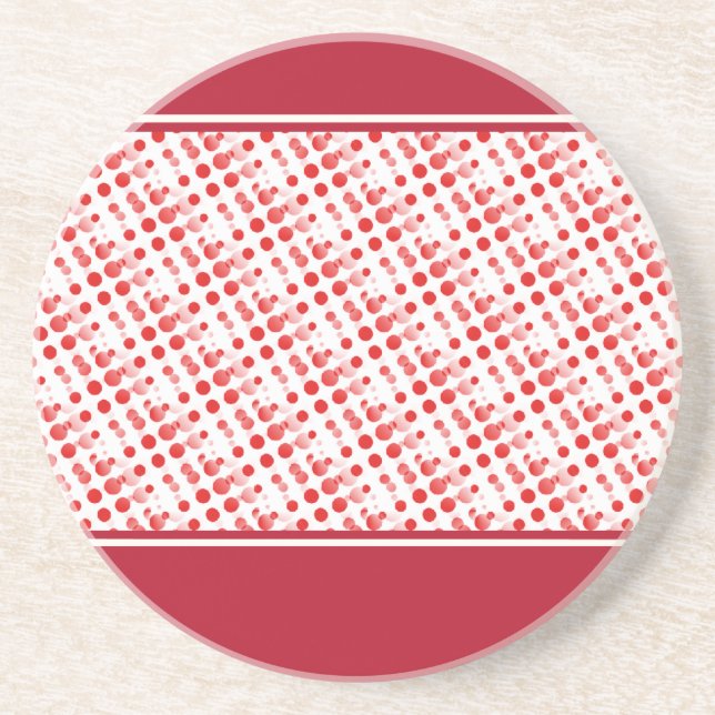 Helgdag Effervescence Underlägg, Red Underlägg (Framsidan)