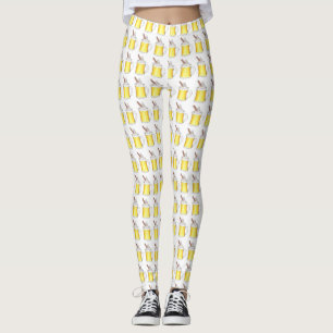 Helgdag Egg Nog Eggnog-juldrycker Leggings