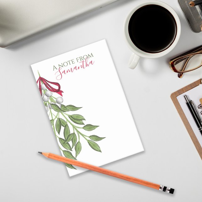 Helgdag Elegant  i julklapp, Anpassningsbar Post-it Block (Skapare uppladdad)