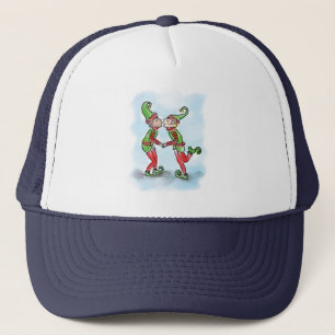 Helgdag Elves Kissing Truckerkeps