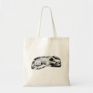 Helgdag Errands with Watchful Terrier Tygkasse