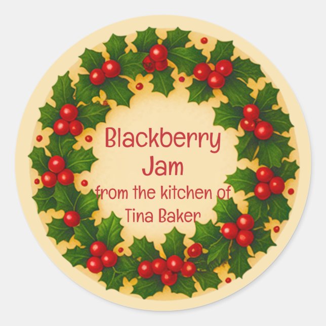 Helgdag Etiketter för Anpassningsbar av personlig (Framsida)