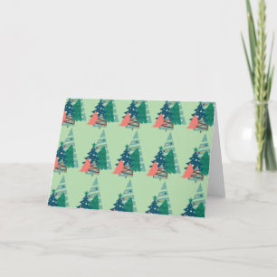 Helgdag Evergreens design Inbjudan