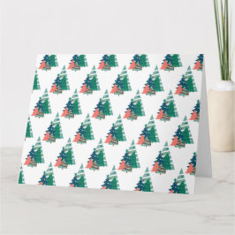 Helgdag Evergreens design Kort