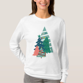 Helgdag Evergreens design T Shirt