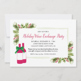 Helgdag Exchange Party Inbjudan