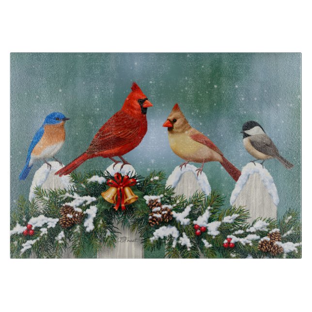 Helgdag Fåglar och julträdgård (Framsidan)