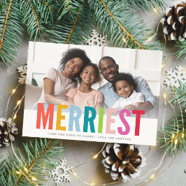 HELGDAG FAMILY PHOTO: Mest djärv, bred Julkort