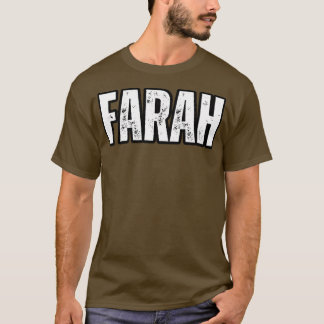 Helgdag Farah Namn Gift Birthday T Shirt