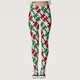Helgdag Färg Jigszawa Biet Leggings
