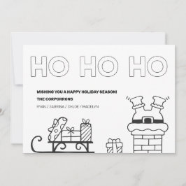 Helgdag Färgning av julfoto