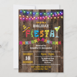Helgdag Fiesta Mexikanska Party Inbjudningar