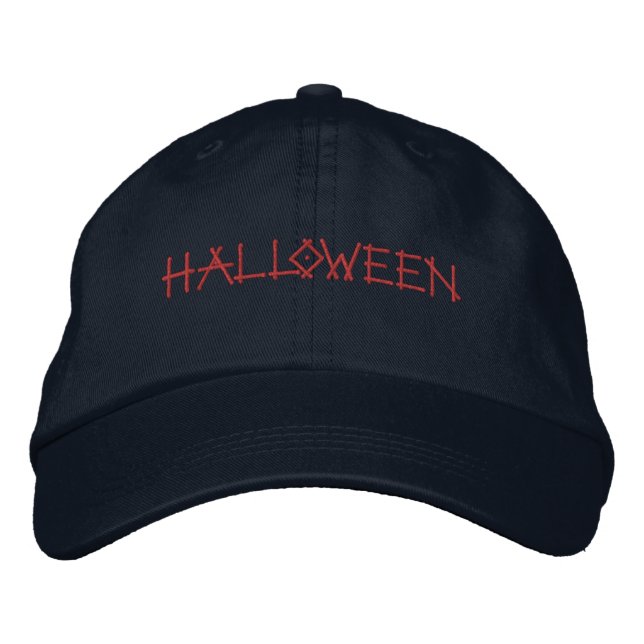 Helgdag Firande Halloween allhallow Kväll-Hat Broderad Keps (Framsida)