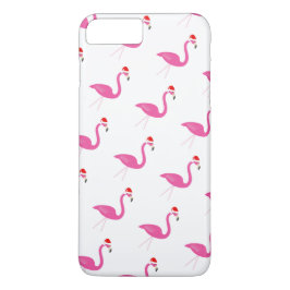 Helgdag Flamingos iPhone 7 i vitt