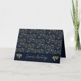 Helgdag Foliage Helgkort