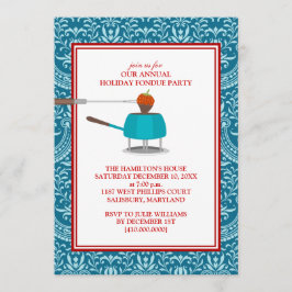 Helgdag fondue Party-inbjudningar Inbjudningar