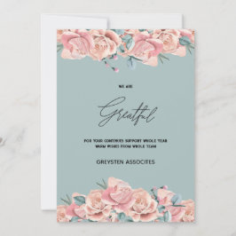 Helgdag för affärsskript med stor Elegant, logotyp Julkort