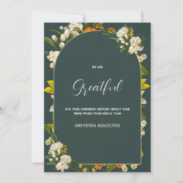 Helgdag för affärsskript med stor Elegant, logotyp Julkort