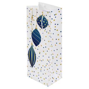 Helgdag för blå och Guld-julprydnad