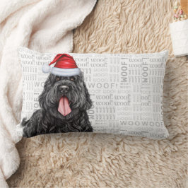 Helgdag för Black Russian Terrier Hund Lumbarkudde