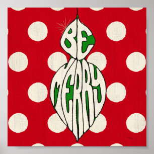 Helgdag för dekoration ska vara merry poster
