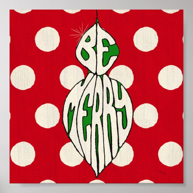 Helgdag för dekoration ska vara merry poster (Framsidan)