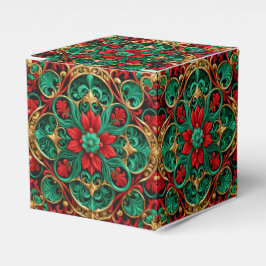 Helgdag för dekorativ röd Grönt Presentaskar