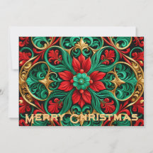 Helgdag för dekorerad röd Grönt