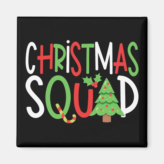 Helgdag för den fantastiska jultorskfamiljen magnet (Framsidan)