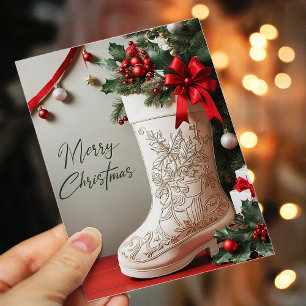 Helgdag för elegant God jul-lagring Julkort