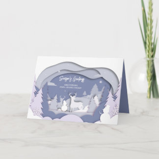 Helgdag för Elegant Scene Company Card Helgkort
