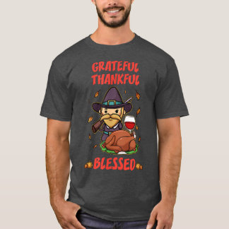 Helgdag för familjen happy thanksgiving tacksam Th T Shirt