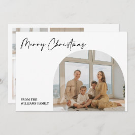 Helgdag för Family 5 Photo Grid God jul Julkort