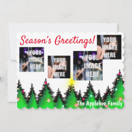 Helgdag för färgämnen i träd, ljusa gröntar meddelande