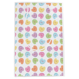 Helgdag för färgstarka Valentine Candy Hearts Bord