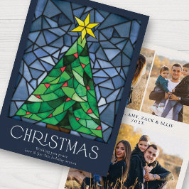 Helgdag för fastsatt glasflaska Glad helg Julkort